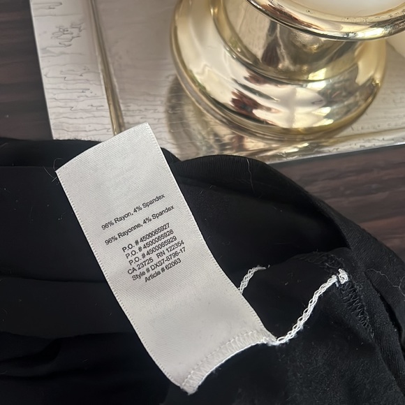 Wilfred Free black tie wrap waist flattering tshirt dress - Picture 8 of 8